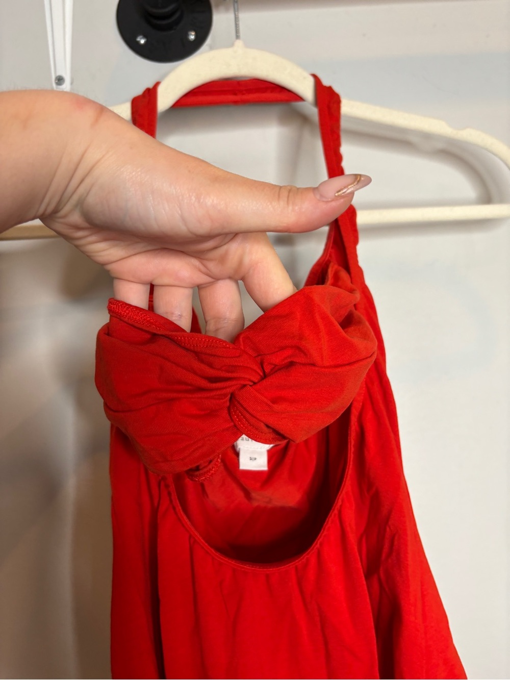 Beaufille Baes Bodysuit Size S Red Halter - Picture 6 of 10